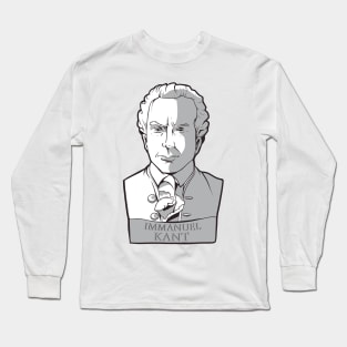 Immanuel Kant statue Long Sleeve T-Shirt